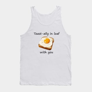 Egg Fried Kawaii Yummy Bread Sandwich Toast Vintage Tank Top